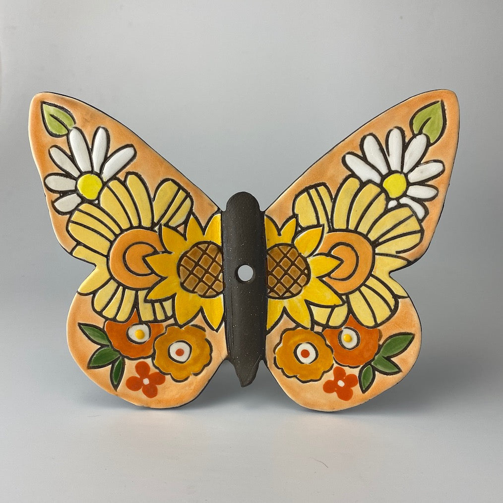 Handpainted Ceramic Butterfly | Wall Mount | Assorted