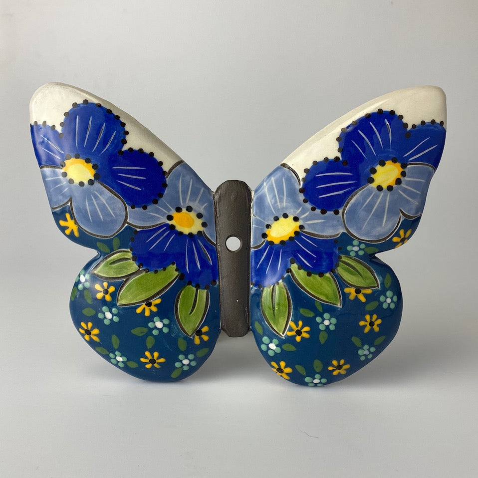 Handpainted Ceramic Butterfly | Wall Mount | Assorted