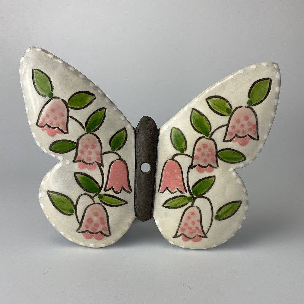 Handpainted Ceramic Butterfly | Wall Mount | Assorted
