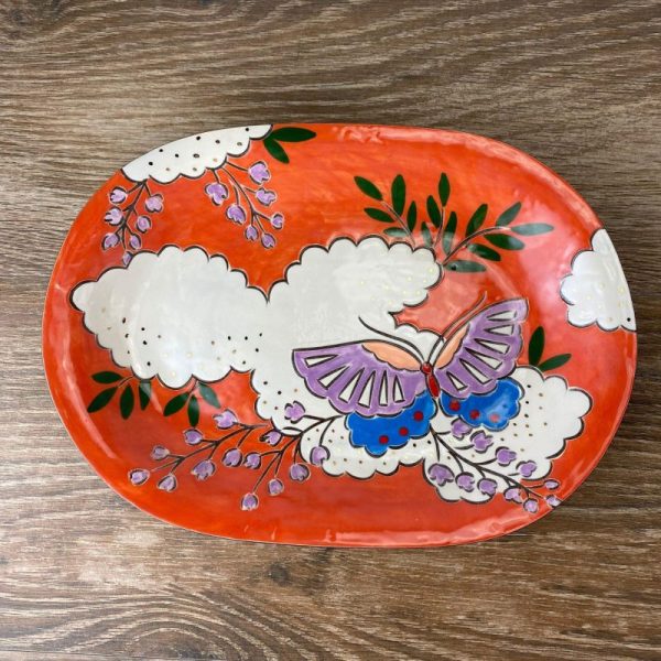 Butterfly Plate or Platter